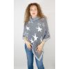 Grey tunic with star patterns