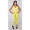 yellow trouser suit